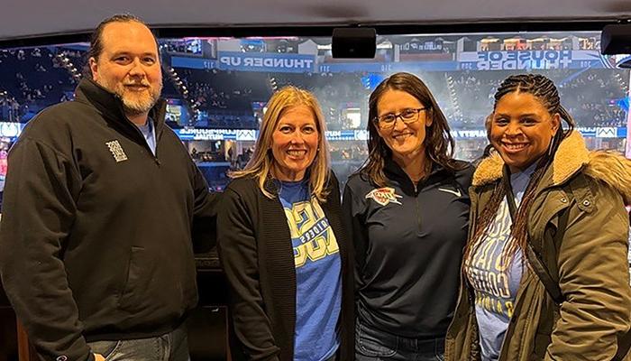 OKC Thunder Hosts Rose State College's Workforce Development Team